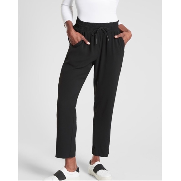 Athleta Pants - NWT Athleta Metropolis Straight Leg Pant Black